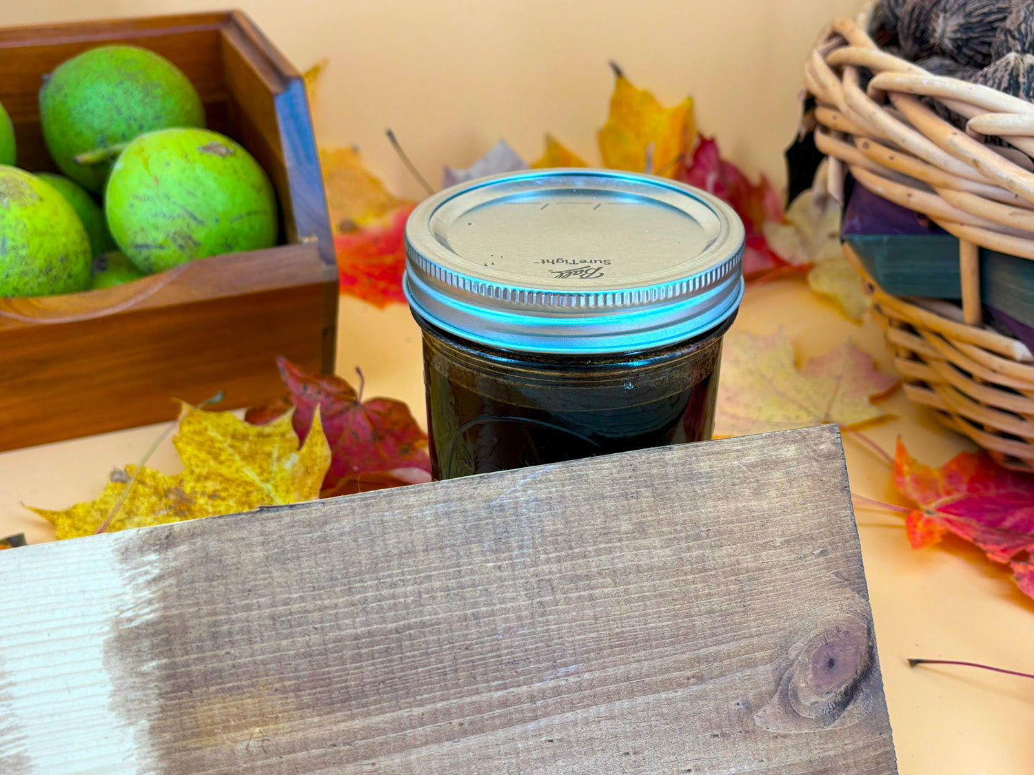Natural Black Walnut Wood Stain — 1 Pint | Wild-Harvested & Handcrafted
